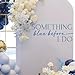 Something Blue Before I Do Bridal Shower Decorations - Peel and Stick Bridal Shower Balloon Arch Stickers, Wedding Day Engagement Theme Party Decor, Something Blue Letter Wall Decal Backdrop