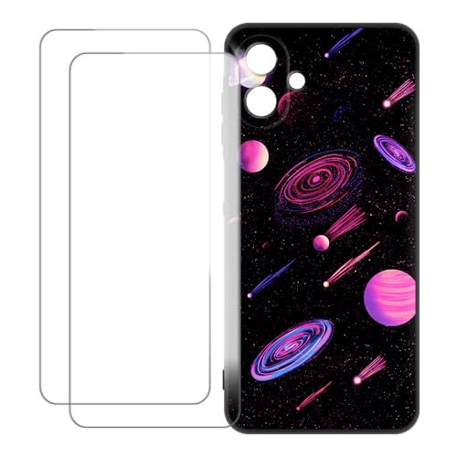 Samsung Galaxy A08 4G�ƌ݊��������� �X�N���[���v���e�N�^�[�ƃP�[�X - ���� | 6.7" 2-in-1�o���h���A�v�����gTPU�J�o�[�{2�����苭���K���X�t�B�����A�ϏՌ��ی�L�b�g