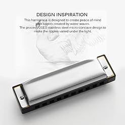 IOIUSKKU Blues Harmonica Folk Music Musical Gear 10 Trous Harmonica Instrument Vintage - Les Beatles, Paul McCartney, John Lennon, RIngo Starr, George Harrison IOIUSKKU Blues Harmonica Folk Music Musical Gear 10 Trous Harmonica Instrument Vintage – Image 7