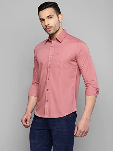 Image of Allen Cooper Solid Shirts for Men - 100% Cotton Comfort Fit Casual and Formal Shirt - Breathable, Soft, Classic Style (Multiple Colors)