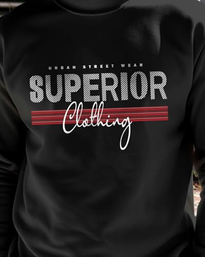 Image of AUSK- Men's Fleece Oversized Printed Sweatshirt