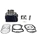 69mm Motorcycle Cylinder Kit With Piston And Gasket Pin Compatible With Automotive Motorcycle Parts XY250 GY-6B X5 Shineray XY250-5 XY250-5A VJ250-2-7