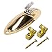 Guitar Roller String Tree String Retainer, Guitar Input Jack Plate for Electric Guitar Replaces (Aureate)