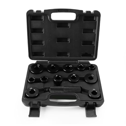 Transmission Bushing Driver Bushing Tool Kit, Master Bushing Driver Set for GM Transmissions 700-R4 4L60 4l60E 4L65E Bushing Bearing Seal Installer Remover with Knurled Handle, 13pc Bearing Press Kit
