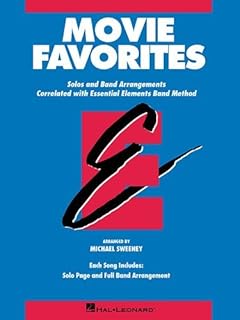 Movie Favorites - Eb Baritone Saxophone - Essential Elements Band Folios - Bk