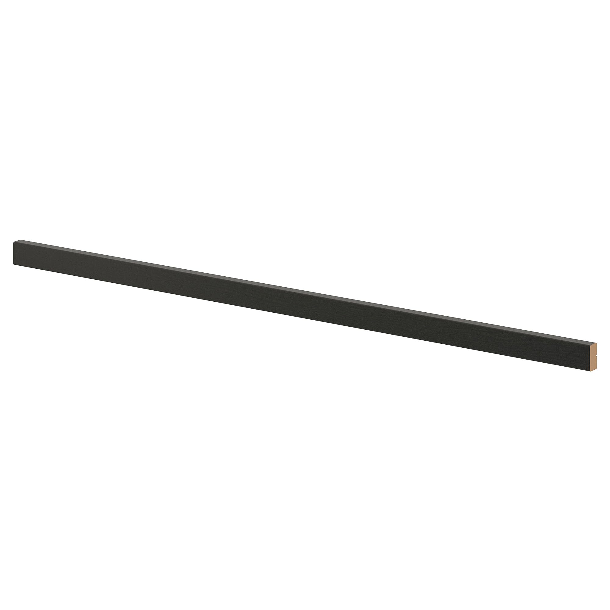 LERHYTTAN socle décoratif teinté noir ProTuning de 220 cm pour cuisine