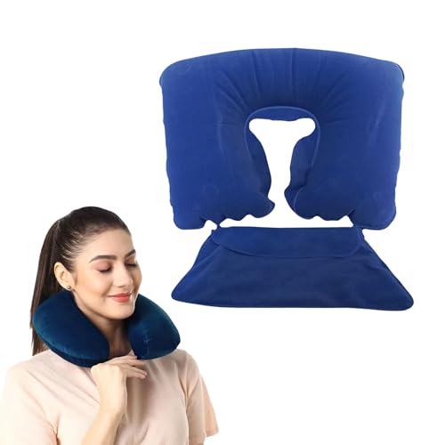 Almohada Inflable para Cuello con Funda Lavable