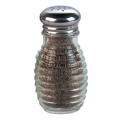 American METALCRAFT, Inc. 2 oz Beehive Salt or Pepper Shaker,Silver, 1 Count (Pack of 1)