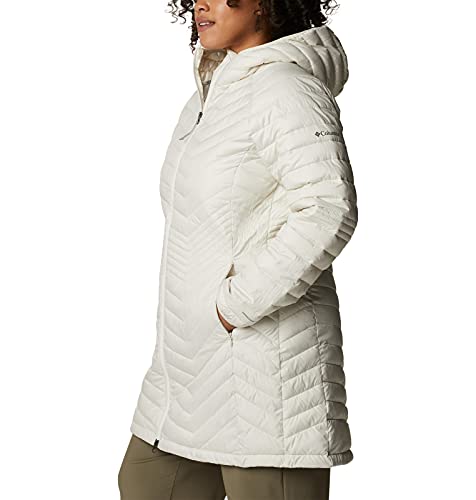 Image of Columbia Women Solid Powder Lite Mid Jacket Hoodie