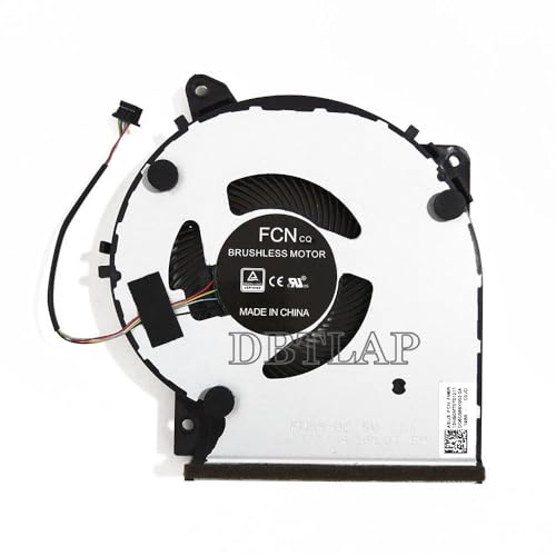DBTLAP CPU Ventilador refrigeración Compatible para AUSU X409F X409U X509F X509U FL8700 FL8700D Ventilador FM5W 13NB0MT0T0111 DFS561405PL0T