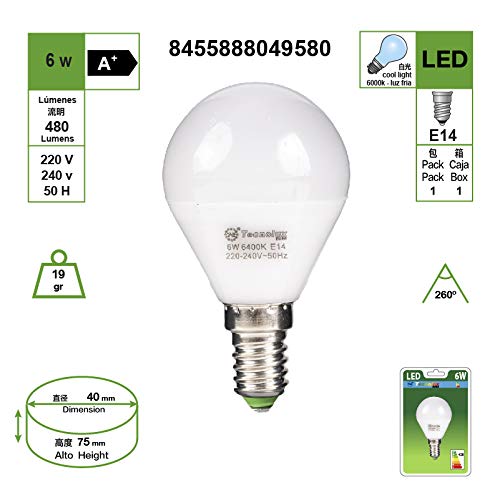 Trade Shop - LAMPADA LAMPADINA LED GLOBO SFERA BULBO LUCE BIANCA FREDDA Naturale Calda E27 W 85910544