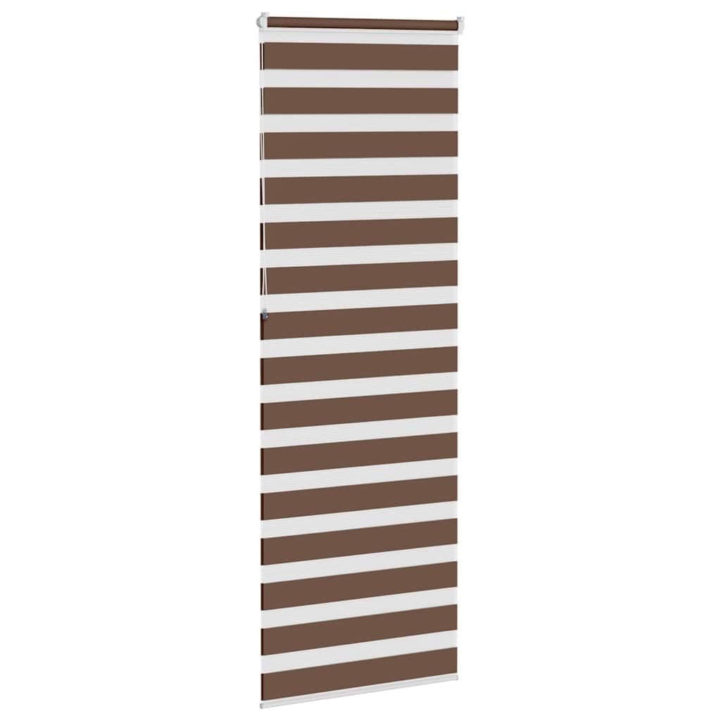 Tenda a rullo zebrata, 80 x 230 cm, poliestere | Traslucida e opaca, montaggio a parete o finestra, senza foratura, facile da pulire