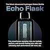 Echo Flask Hydrogen Water Bottle - Active Hydration Solution with Water Intake Tracking & LCD Touch Screen - Compact & Convenient - Transparent Hydrogen Flask - 12 oz #1