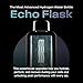 Echo Flask Hydrogen Water Bottle - Active Hydration Solution with Water Intake Tracking & LCD Touch Screen - Compact & Convenient - Transparent Hydrogen Flask - 12 oz