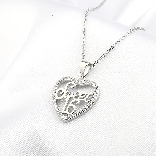 FUSTMW Sweet 16 Gift Necklace 16th birthday gifts Sweet Sixteen Jewelry Gifts 16 Year Old Girl birthday gift3
