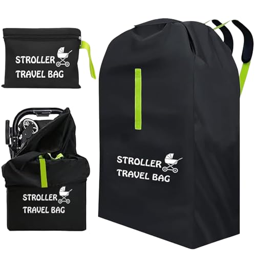 YooGoal Stroller Travel Bag for Airplane Waterproof Pushchair Cover with Shoulder Strap Large Pram Gate Check Bag for Airplane Infant Buggy Stroller Storage