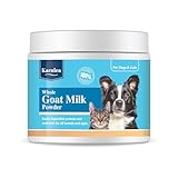 KARNLEA Lait de chèvre Entier en Poudre pour Chiens et Chats | Santé Digestive | Doux pour la Digestion | Protéines, Graisses et nutriments sains | Lait pour Chien | Lait de Chat | 200g