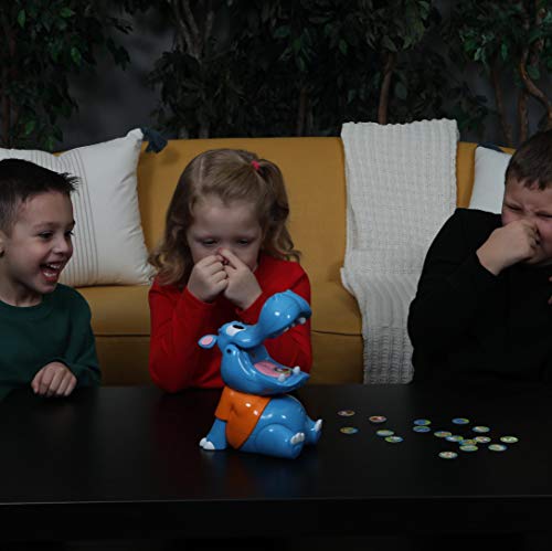 Burping Bobby - The Feed The Hippo But Watch Out for His Burp! Game - Includes A Fun Colorful 24pc Puzzle by Goliath