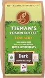 Tieman's Fusion Dark Roast Ground Coffee, Caffeinated, Low Acid, 10 Ounce (Pack of 6)