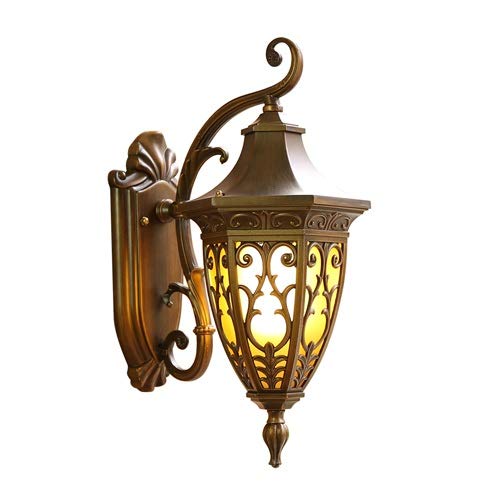Lampe murale extérieure rétro européenne étanche et antirouille pour balcon