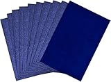 50 Blatt kohlepapier zum nachzeichnen,Pauspapier A4 21x29.7cm (Blau)pauspapier transferpapier kohlepapier ,durchschlagpapier pauspapier a4 blaupapier Kann Mehrfach Verwendet Werden Transferpapier