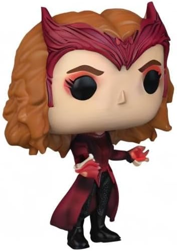 Miniatura 8 de POP Marvel Doctor Strange Multiverse of Madness - Figura de vinilo de Funko de la bruja escarlata (con funda protectora de caja compatible),