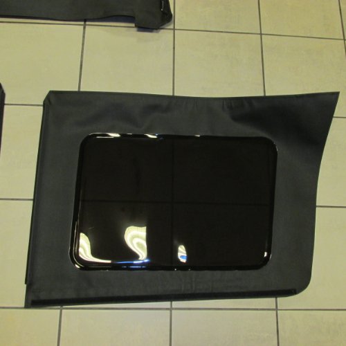 Jeep Wrangler Jk 4 Door Black Top Rear Window Replacement Kit Tinted Oem #TOP3