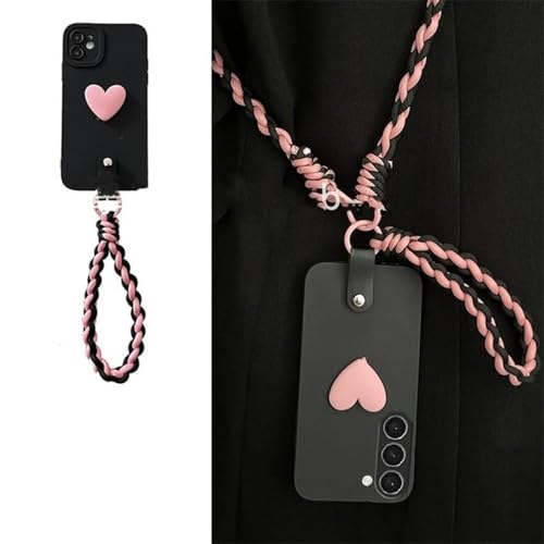 Étui mignon Samsung S20 coque noire avec cordon bandoulière protection antichoc souple