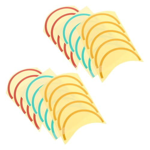 MAGICLULU 6 Pack Pressure Gauge Identification Sticker Industrial Safety Label for Pressure Meters -Coded Weatherproof Gauge Marking Decal