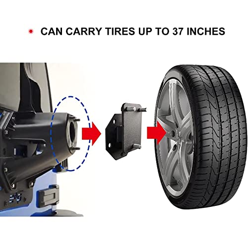 Rulline Spare Tire Relocation Mounting Bracket Spare Tire Bracket For Trailer #TOP5