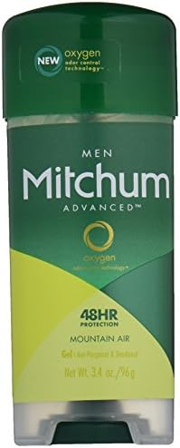 Mitchum Advanced Gel Anti-Perspirant & Deodorant, Mountain Air, 3.4 Ounce (Pack of 4)