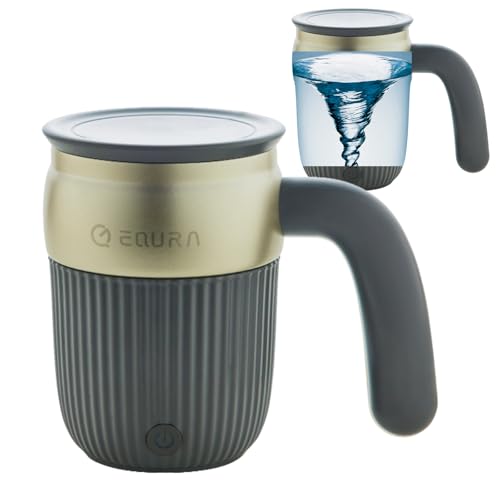 Taza Automezcladora Recargable Acero Inoxidable 14.5oz miniatura 1