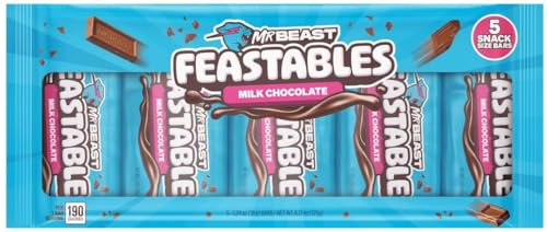 MrBeast Feastables Multipack Milk Chocolate - 5ct/175g