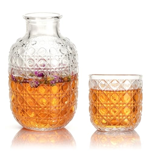 Ensemble de carafe à eau en cristal pour chambre évitant les trajets de nuit - 2