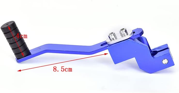 1pc Folding Aluminum Gear Shift Lever Gear Shift Lever Motorcycle Bikes Gear Lever(Blue)