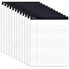 Enday Legal Pads 8.5 x 11 Inch, (12 Pack) 50 Sheets per Notepad, White Note Pads, Legal Ruled Writing Pad with Perforated Pages, White Paper Legal Pad for Work and Note-Taking.