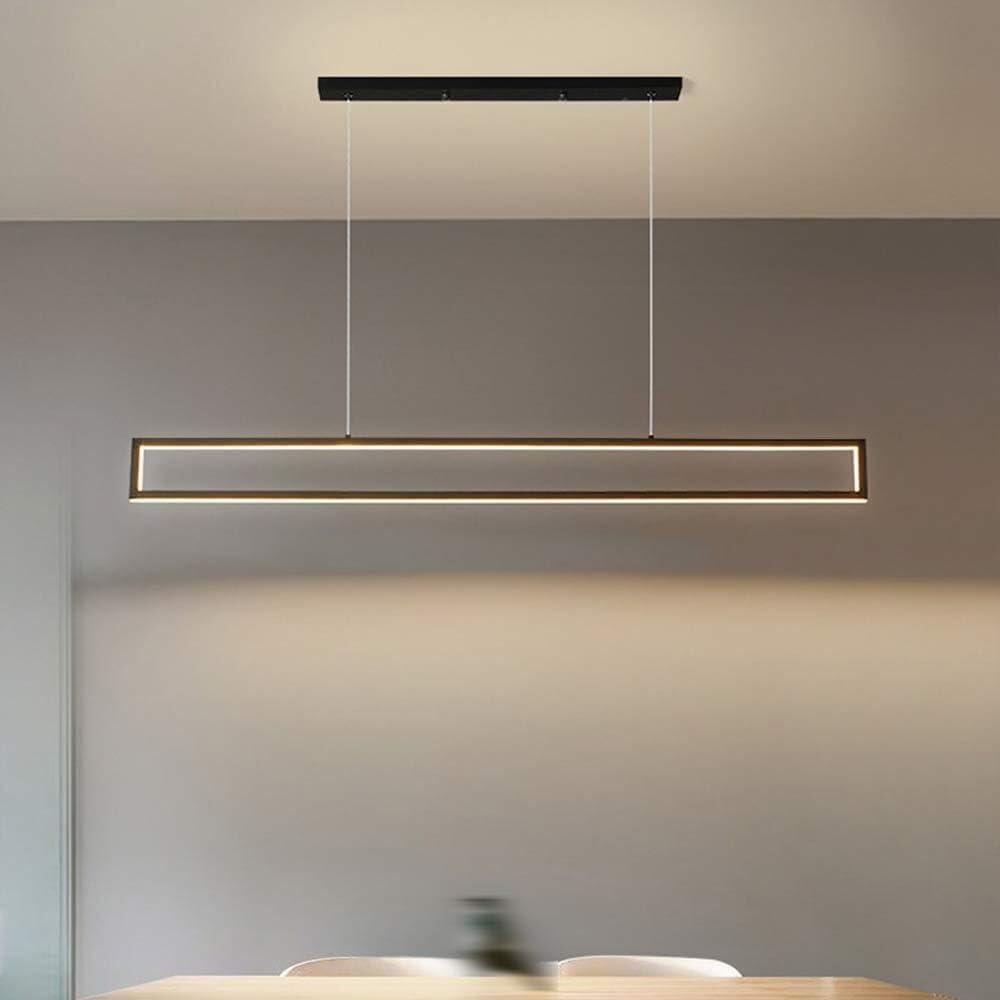 Suspension linéaire longue LED avec guide de lumière en silicone haut de gamme