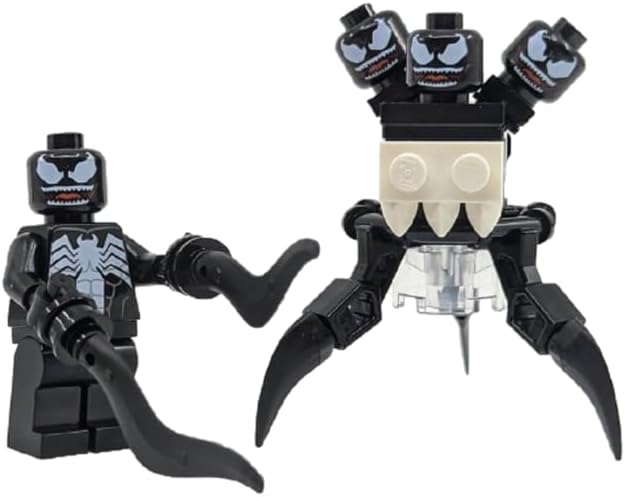 LEGO Superheroes: Venom Minifigure with Symbiote Creature