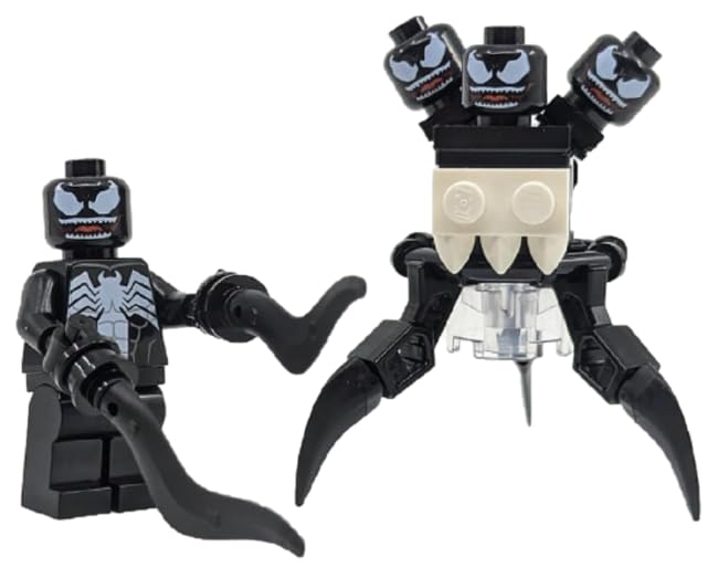 LEGO Superheroes Venom Minifigure with Symbiote Creature