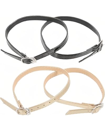 UYRVAPE 2 Paia Cinturini per scarpe, cinghie rimovibili alla caviglia anti-allentamento, cinturino alla caviglia, ricambio per tacchi regolabili, per donne e ragazze che tengono i tacchi alti