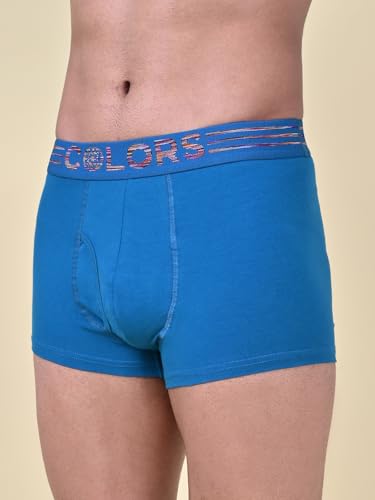 Image of Rupa Colors Solid Trunk for Men, Cotton Blend, Outer Elastic, Regular Fit, Pack of 1