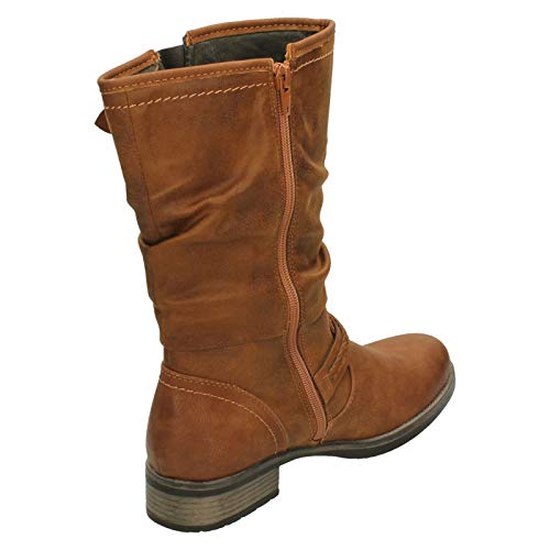 Rieker 98860, Damen Hohe Stiefel, Braun (nuss/nuss 22), 42 EU (8 UK)