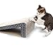 iPrimio Cat Scratcher Ramp - Foldable for Travel and Easy Storage - Great for Cats Playing Over, Laying, and Scratching - Patent Pending Design (1 Pack)