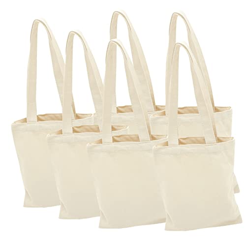 ABOOFAN Multipurpose Canvas Tote Bags Portable Storage Pouches for Shopping Daily Use and Leisure Activities