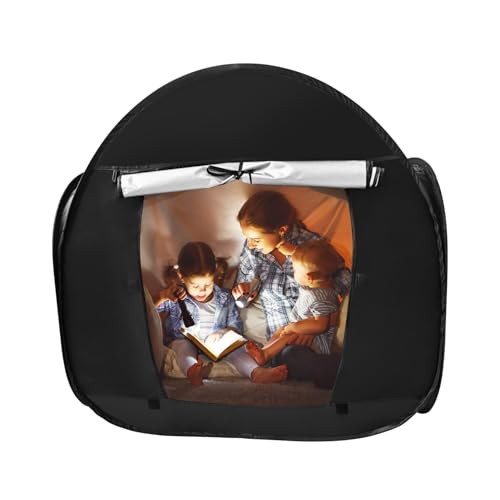 Pozoera Sensory Tent for Kids with Autism - Calming Tent for Kids 5-7 Or Children 8-12, Reduce Anxiety & Improve Focus, Portable Pop-Up Blackout & Hideout (Big Size)