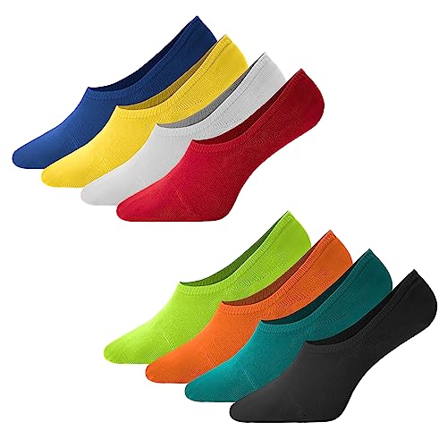 Image of WHISPER DEER No Show Socks Men Invisible Low cut Loafer Sneaker Socks Non-Slip