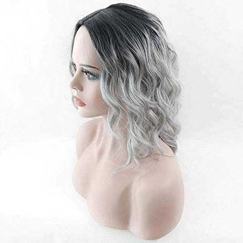 Perruque de cheveux courts pour masquer la perte de volume avec un dégradé moderne - 5