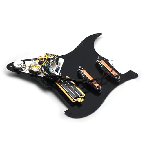 Pickguard SSH guitare électrique plaque pré-câblée chargée micro double bobinage 18K