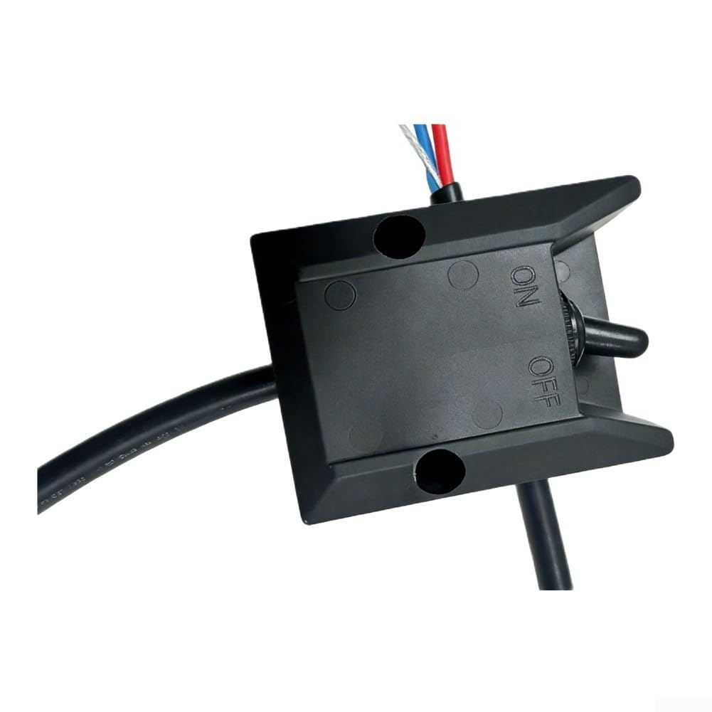 Interruptor basculante 12 V 30 A resistente al agua IP67 premontado