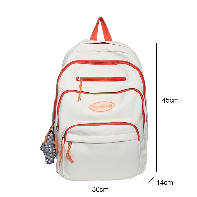 Multiple Pockets Women Backpack Waterproof Nylon Travel Bag Large Capacity Student Bookbag2